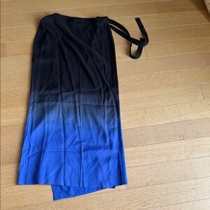 The Row Kawa Ombré Silk Maxi Skirt